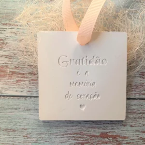 Gratidão é a memória do coração