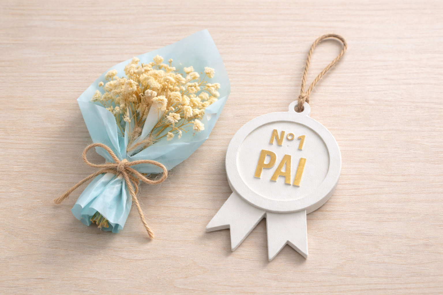 Dia do Pai - Medalha Nº1 com nome da Criança - Image 3