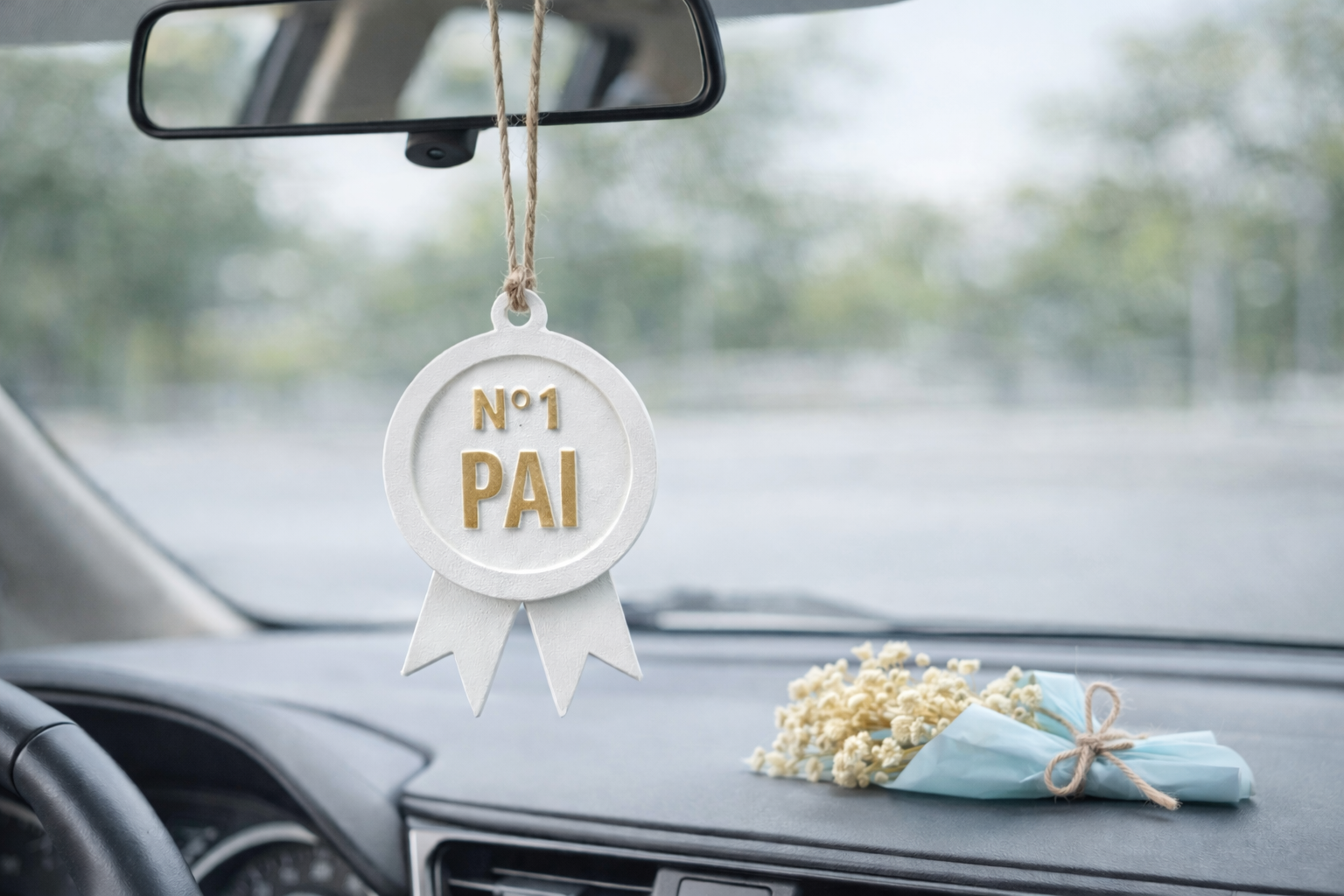 Dia do Pai - Medalha Nº1 com nome da Criança