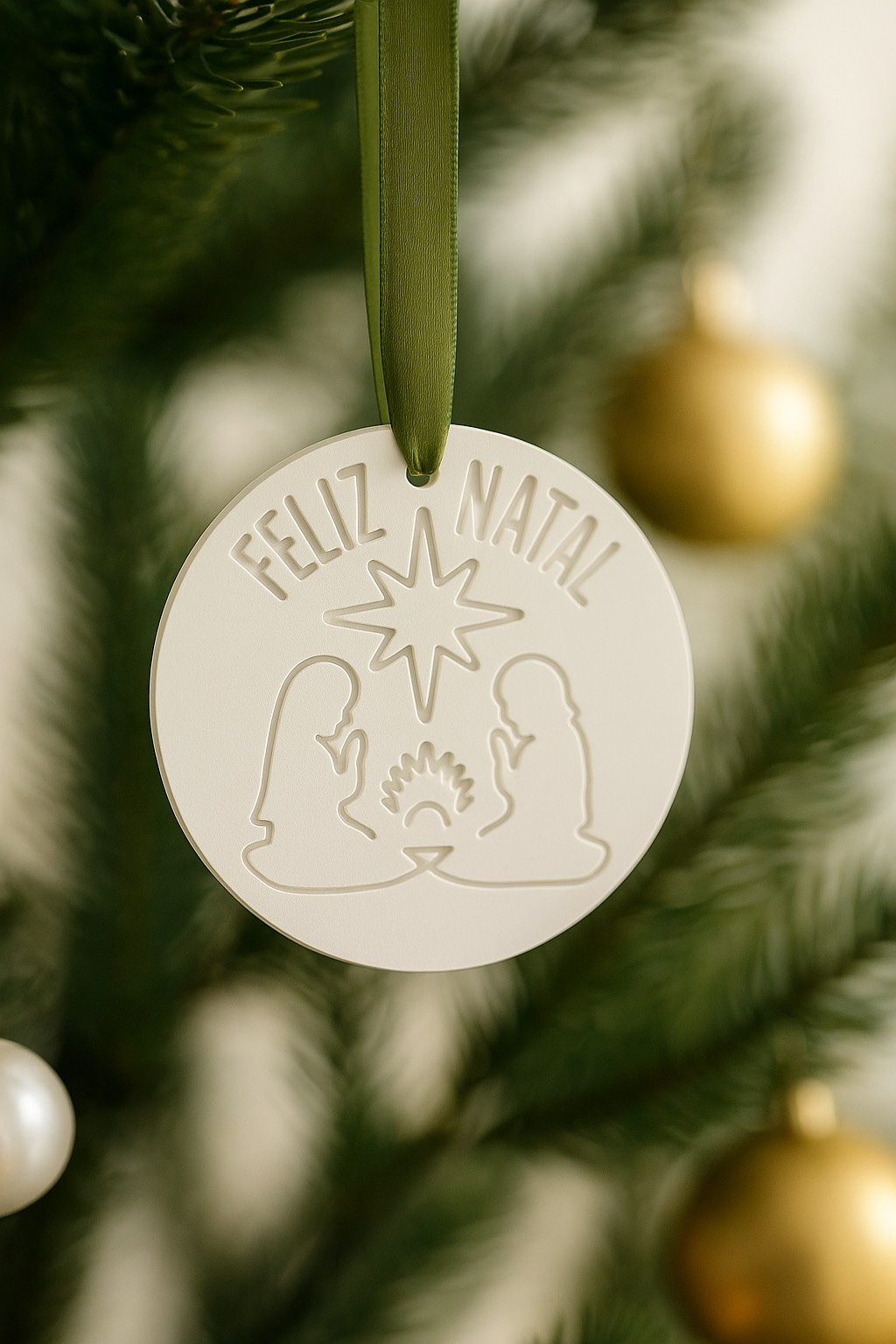 Pendente de Natal "Presépio"
