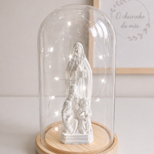 Cúpula com Nossa Senhora de Fátima e os Pastorinhos