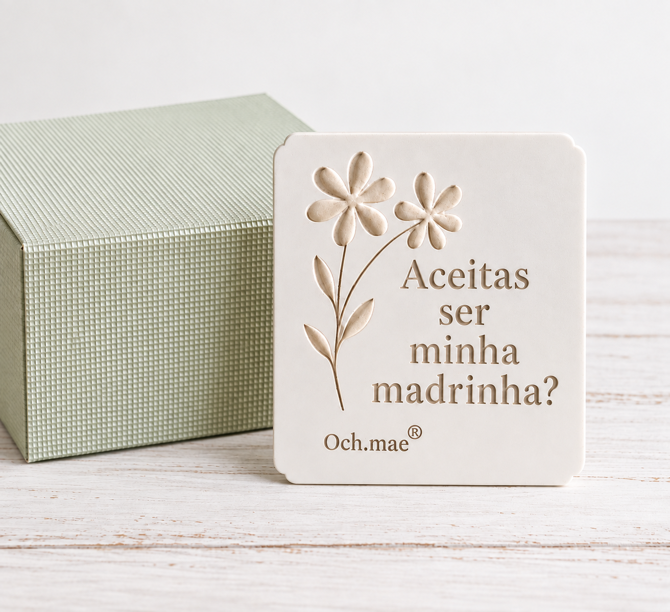 Aceitas ser minha madrinha?